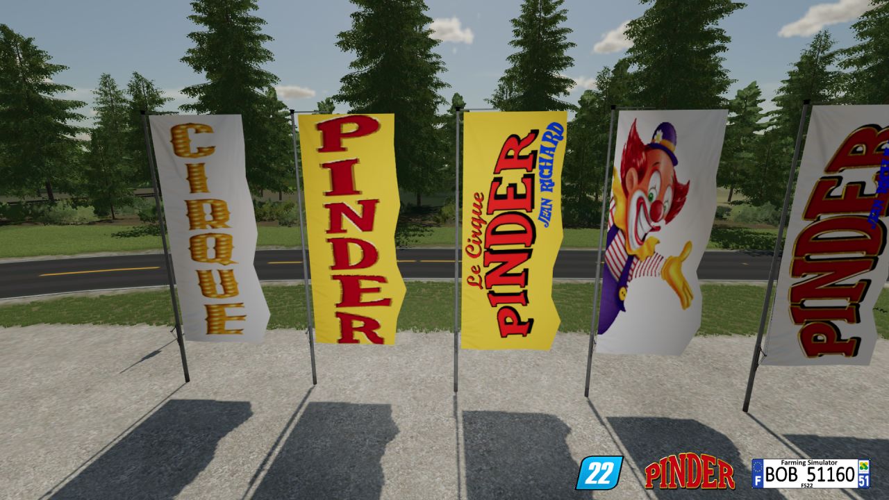 Circus Flags PINDER