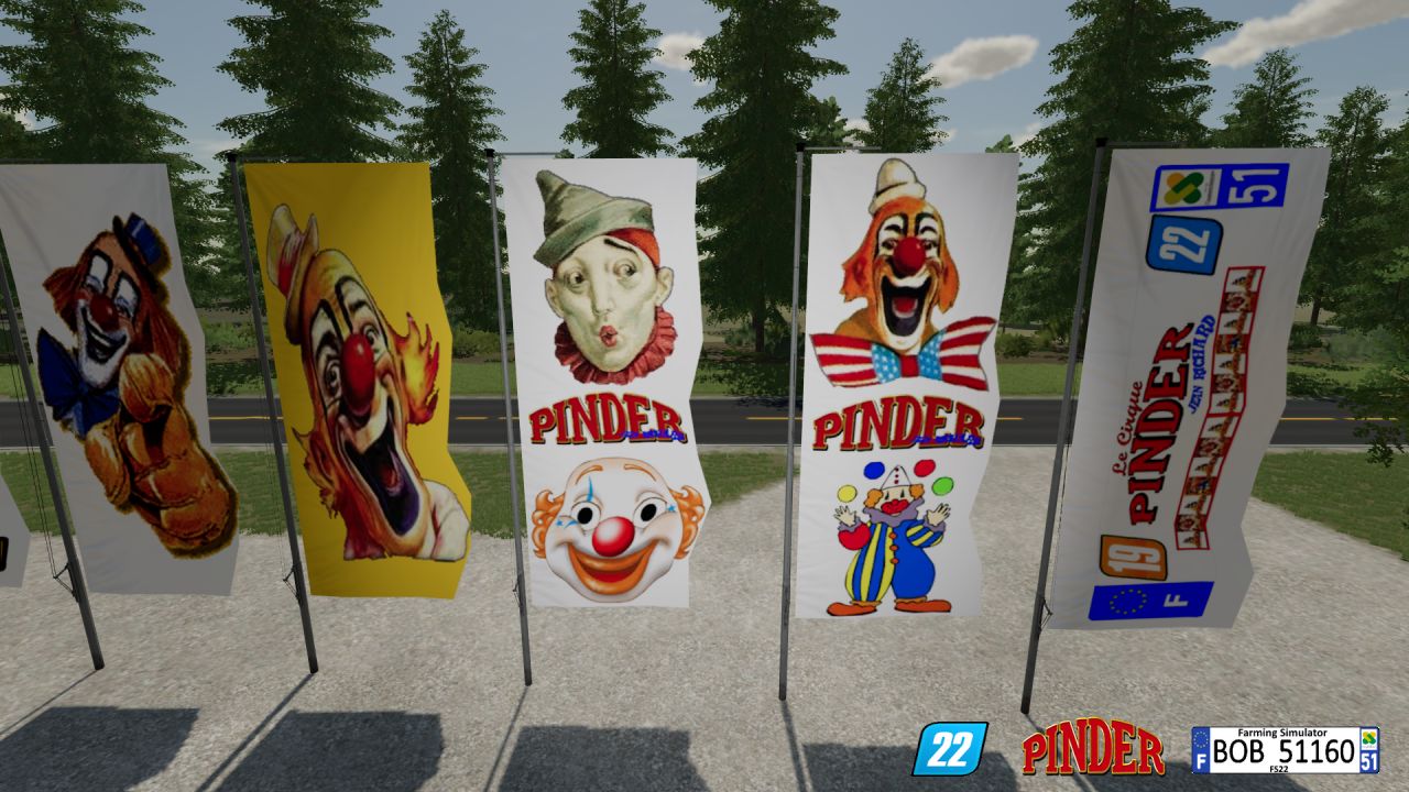 Circus Flags PINDER