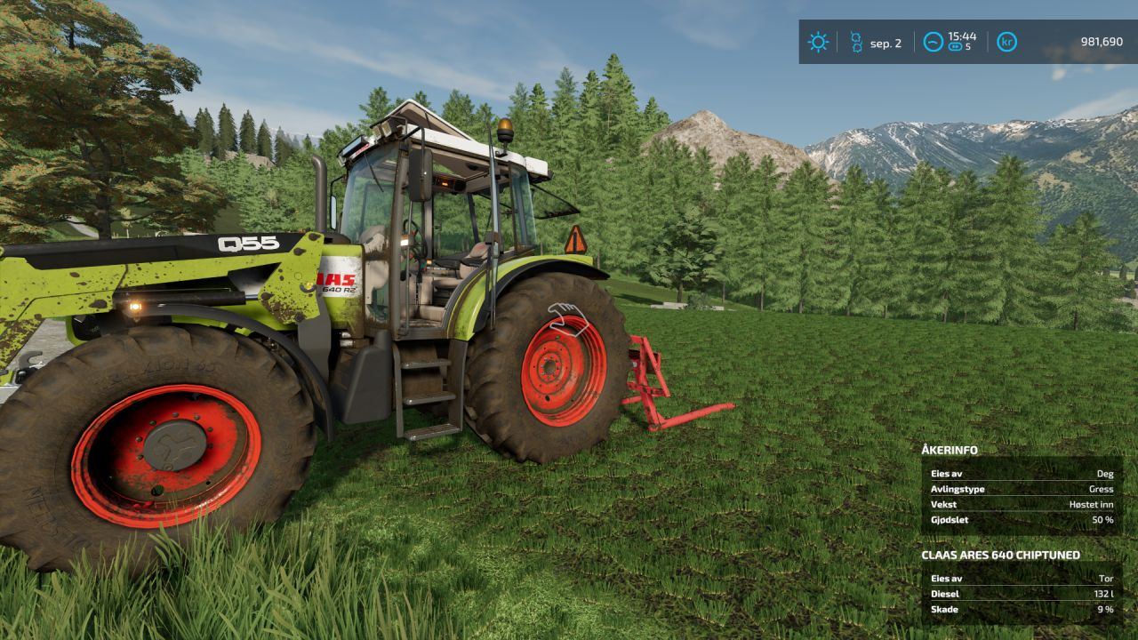 Claas Ares 600 Edit