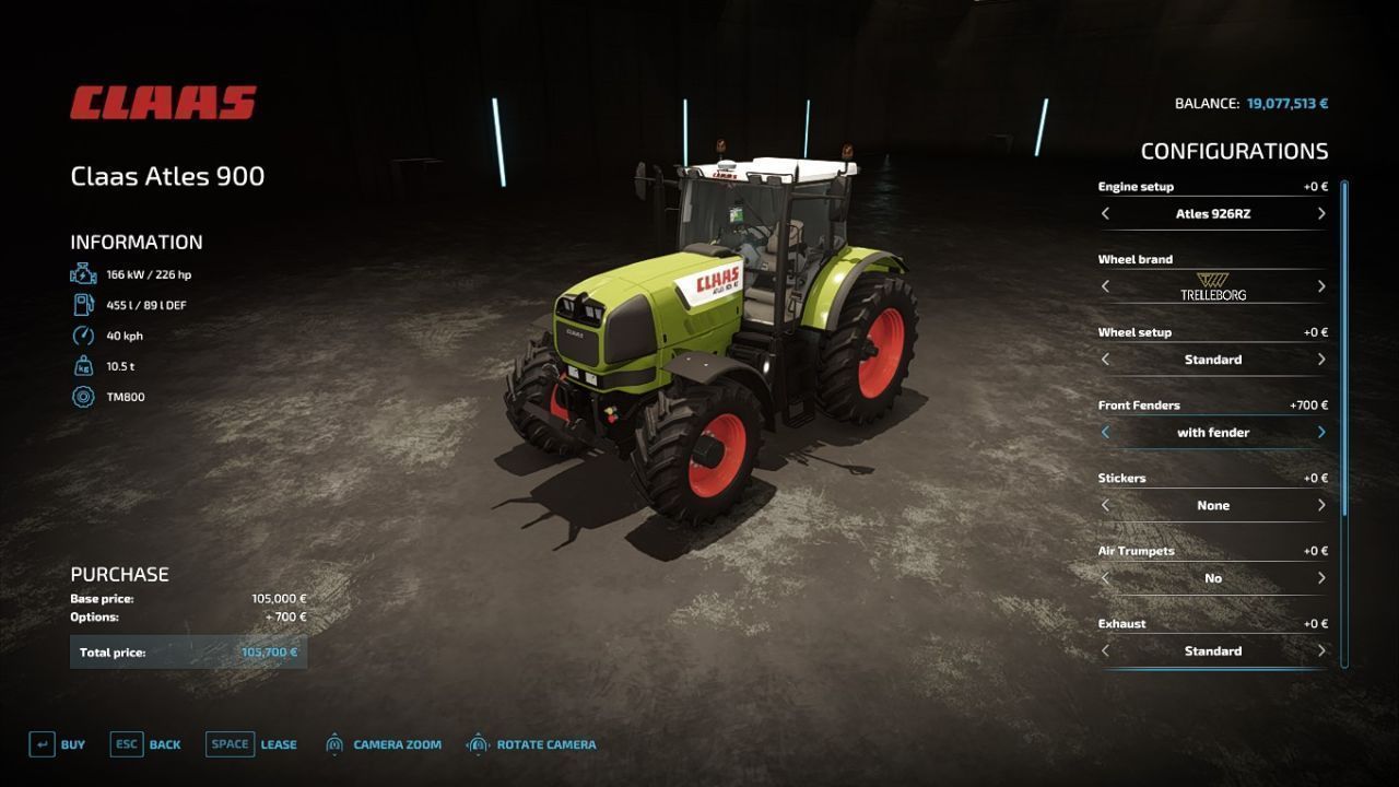 Claas Atles 900RZ