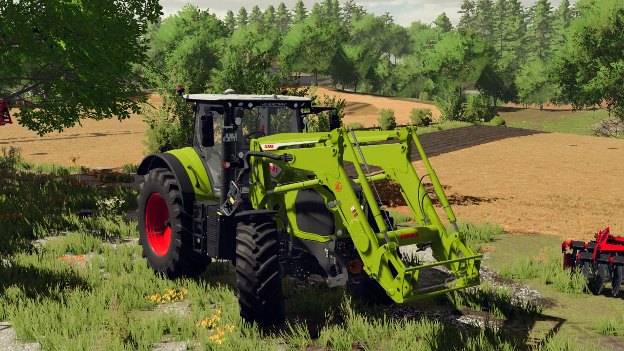 Claas Axion 800-870 mit Kabinenfederung