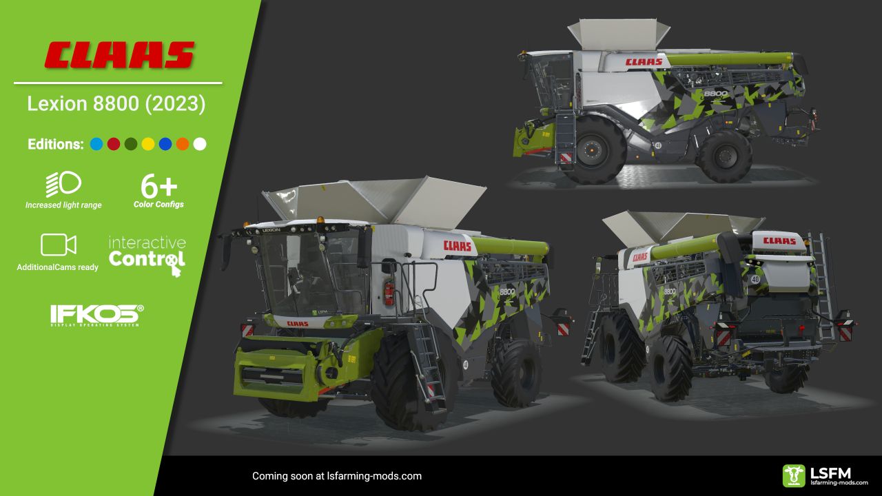 Claas Harvester Pack FS22 - KingMods