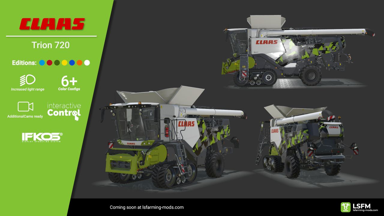 Pack Moissonneuse Claas FS22 - KingMods