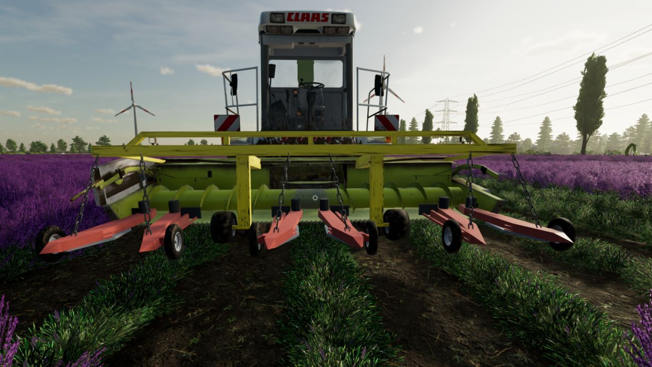 CLAAS Lavender Header Bar