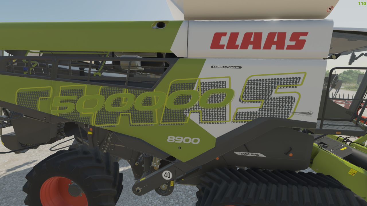 Claas Lexion 2023 - 500 000 decal