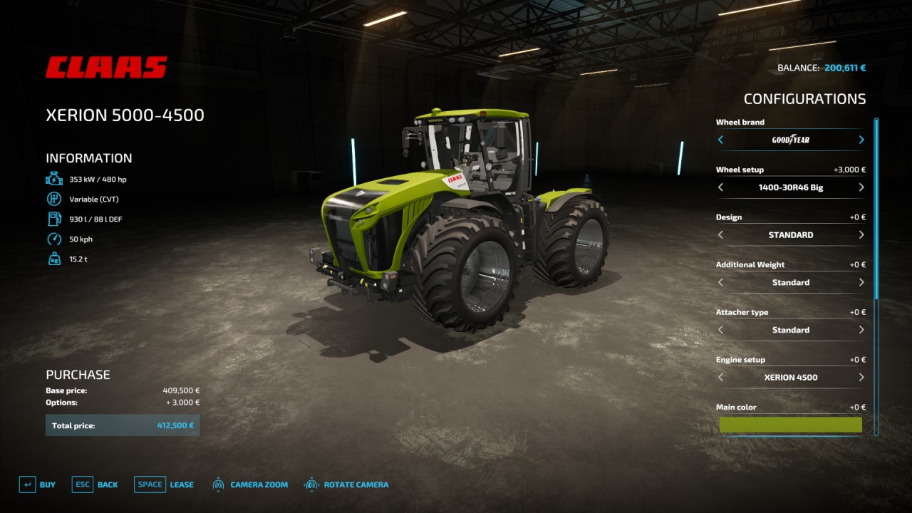 Claas Xerion 5000 VC 2.0