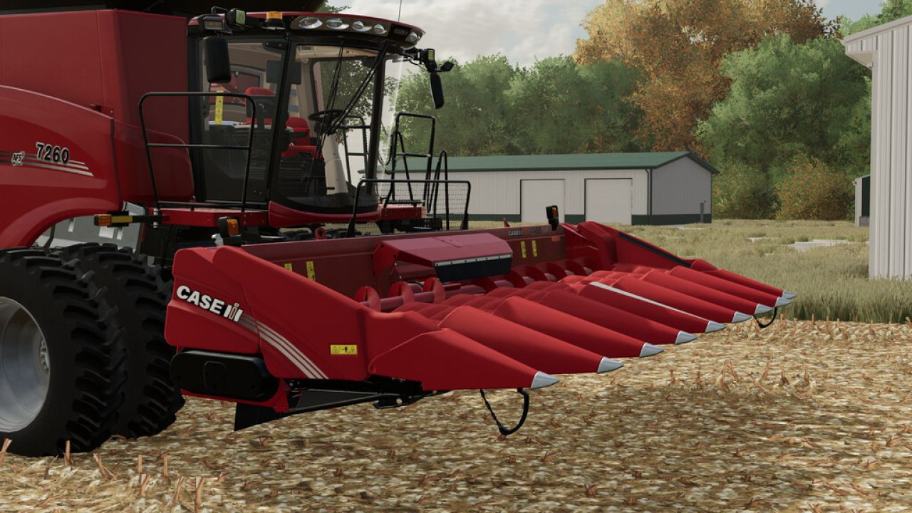 CNH 8 Row Corn Headers Fully Animated