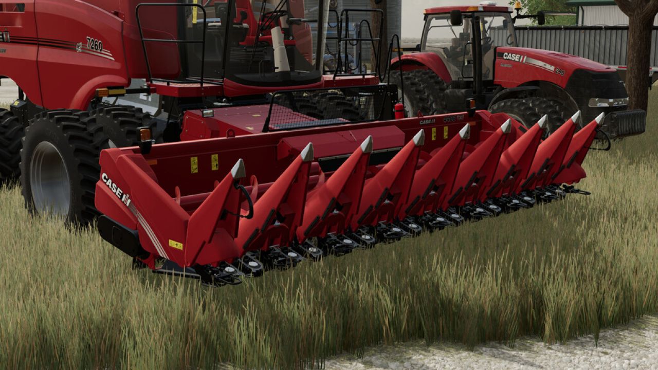 CNH 8 Row Corn Headers Fully Animated