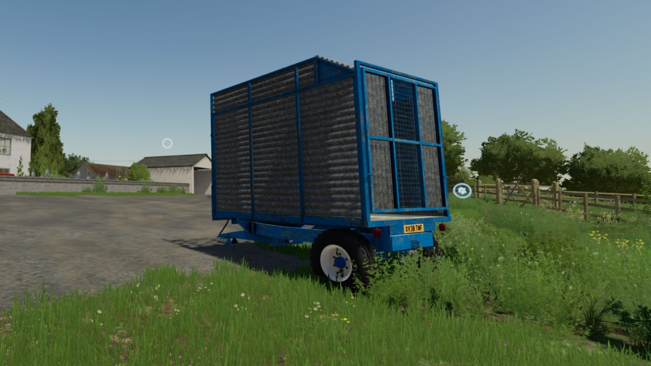 Crooks Single Axle Silage Trailer FS22 - KingMods