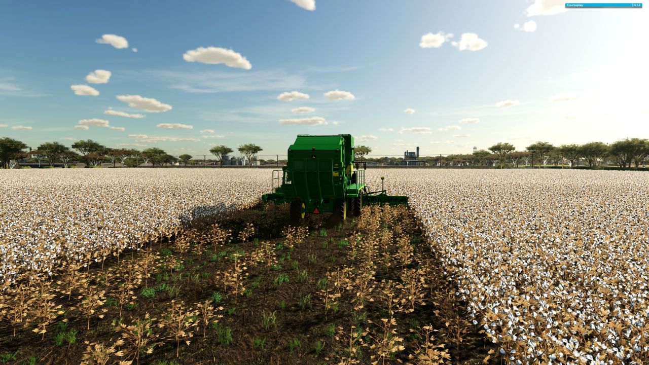 Denser cotton with stubble destruction