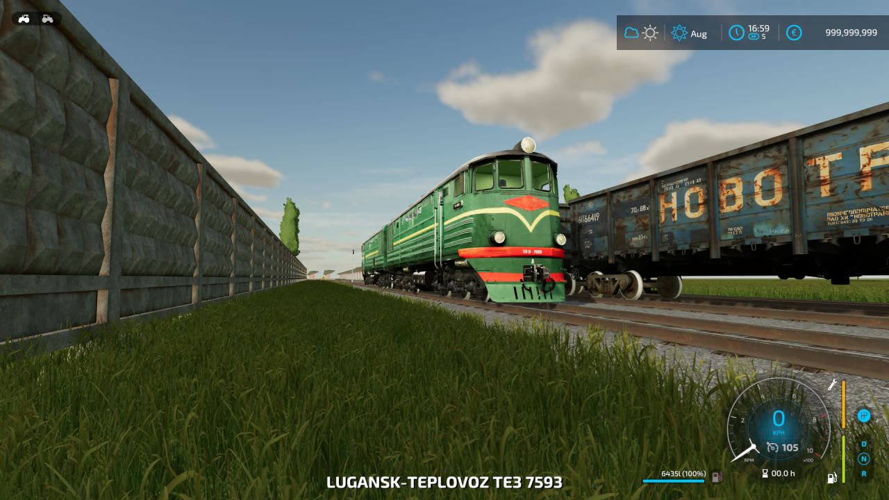 Locomotoras diésel de la planta de Lugansk.