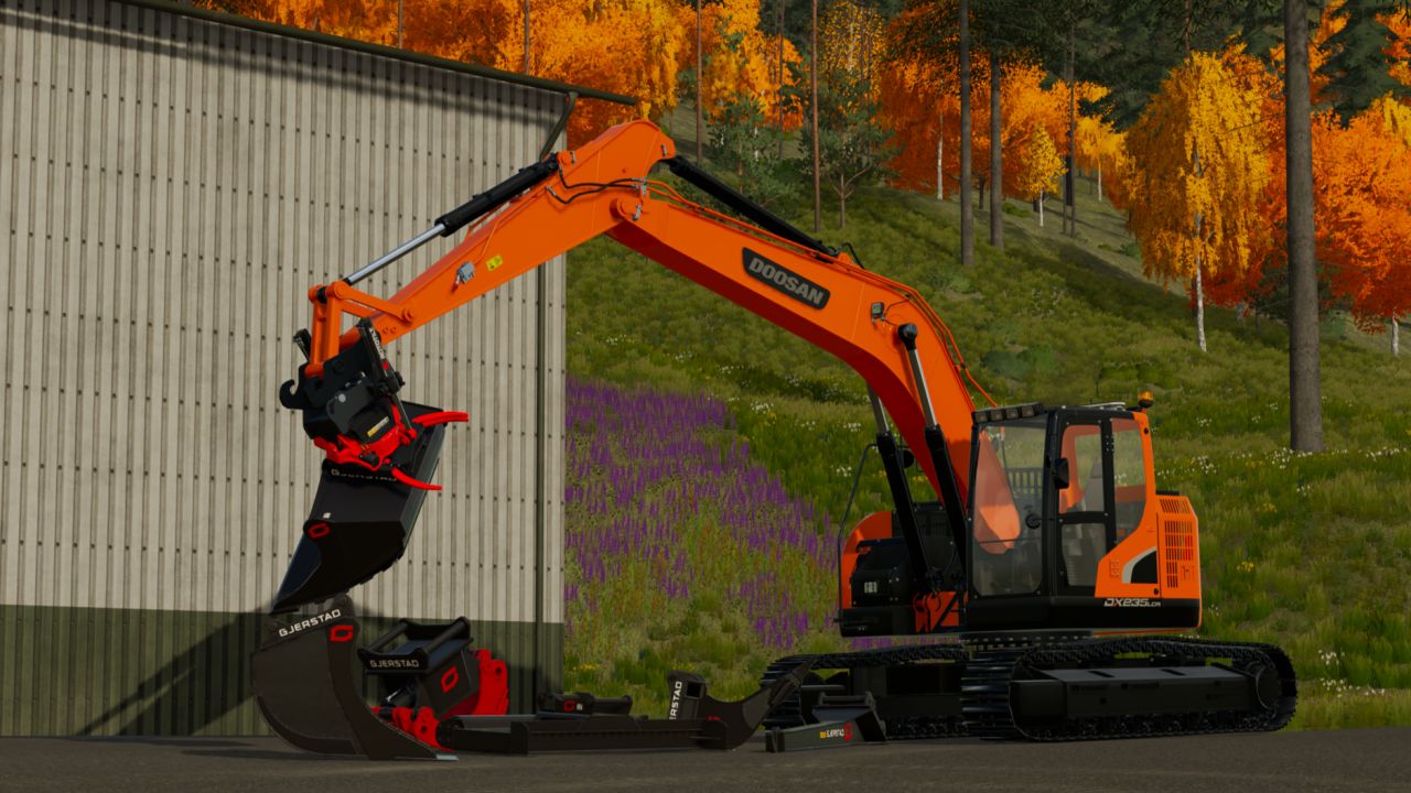 Doosan 235LCR Edit + Rotortilt