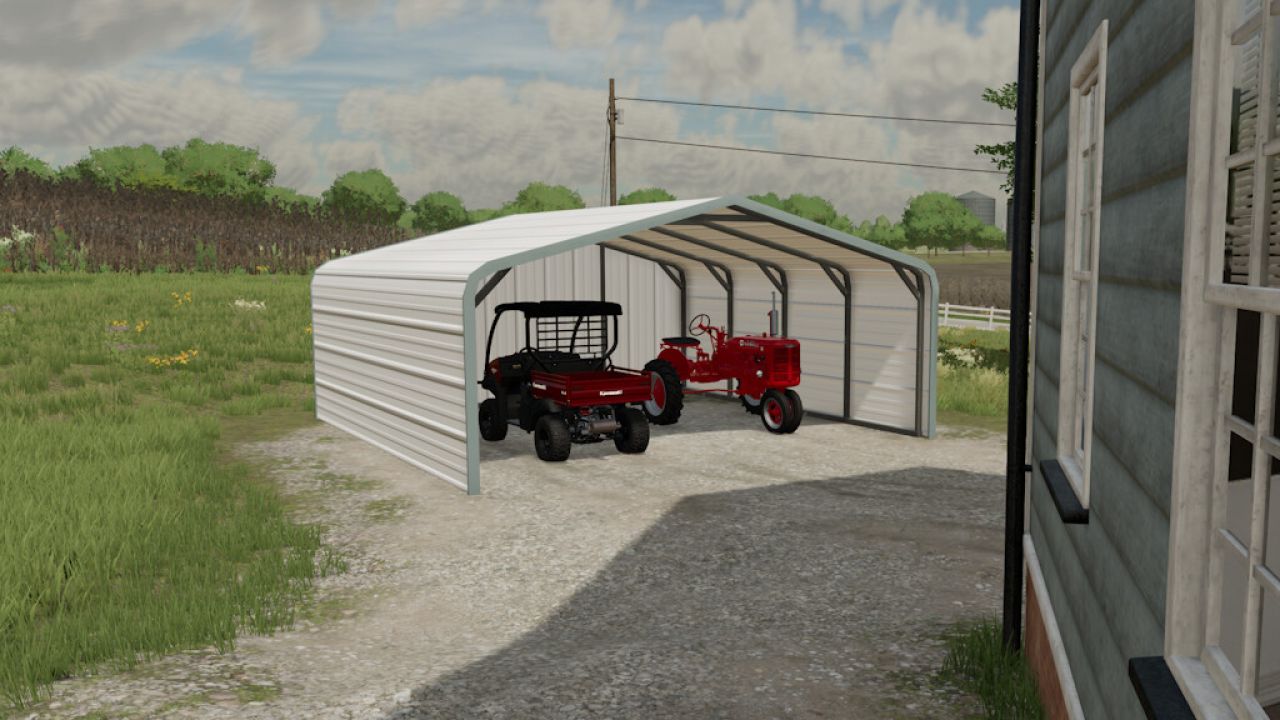 Enclosed Carport