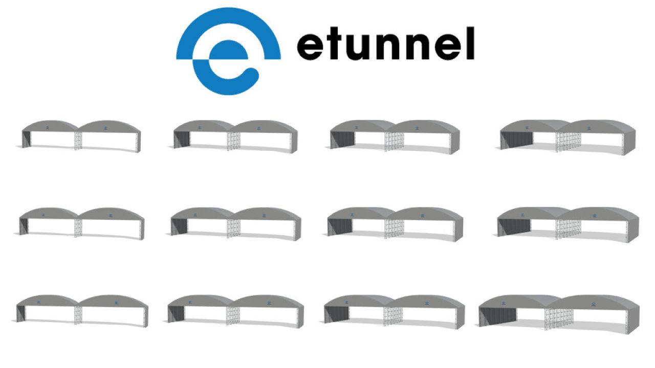 Arco Etunnel a doppia gamba dritta