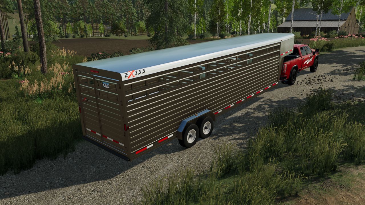 Exiss Cattle Trailer STK 26 FS22 - KingMods