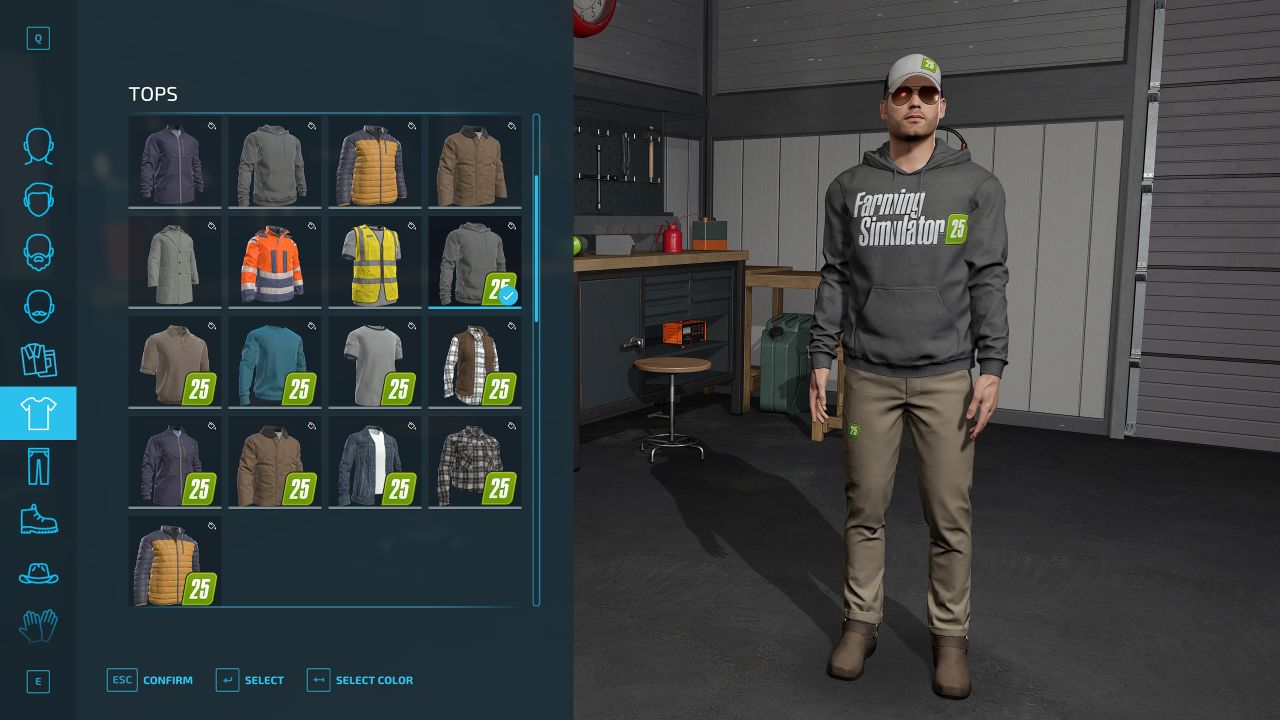 Одежда для Farming Simulator 25