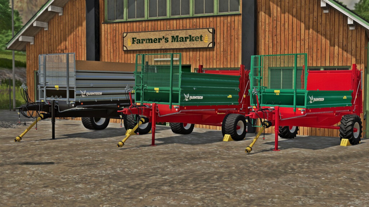 Farmtech Superfex 600 Manure Spreader/Trailer