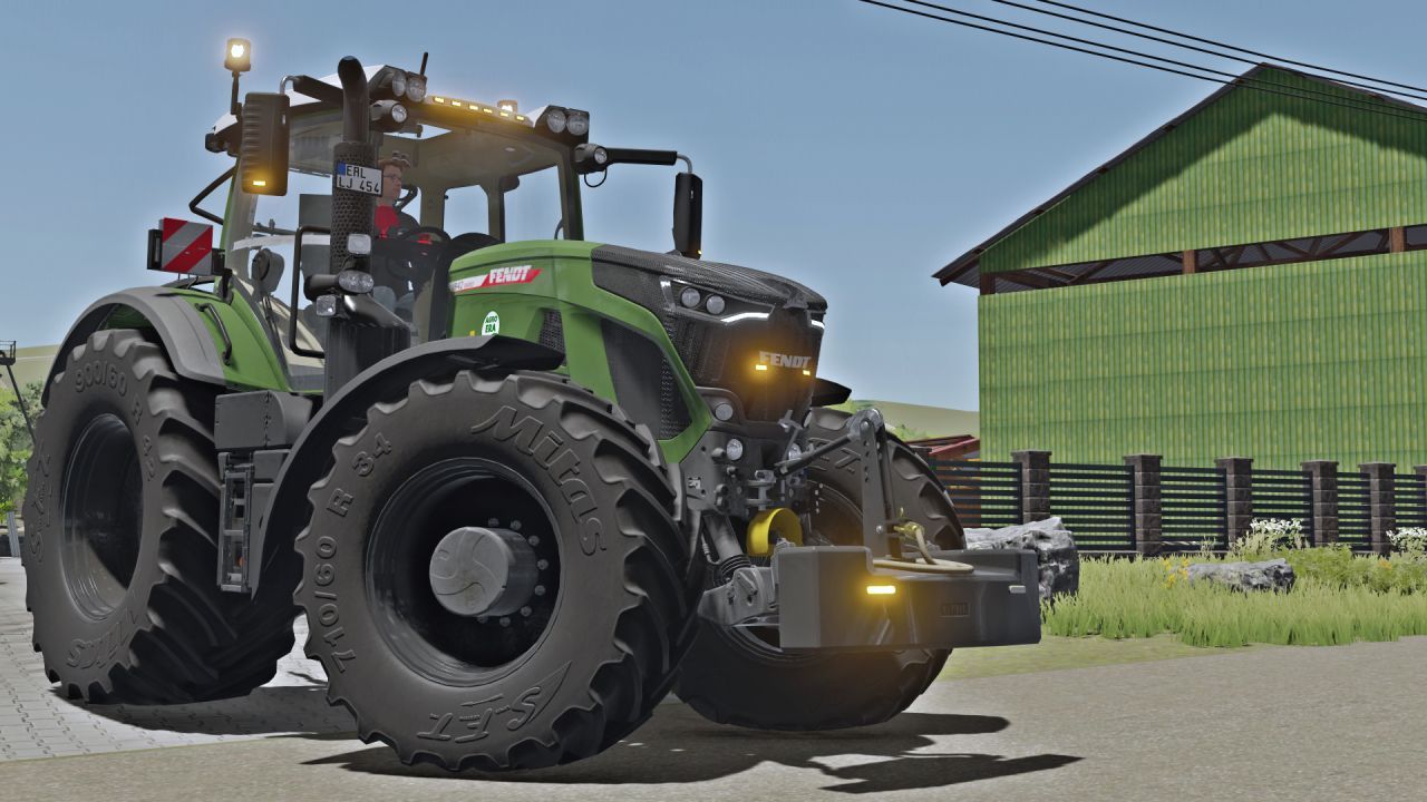 Poids Fendt 1250kg avec stroboscopes