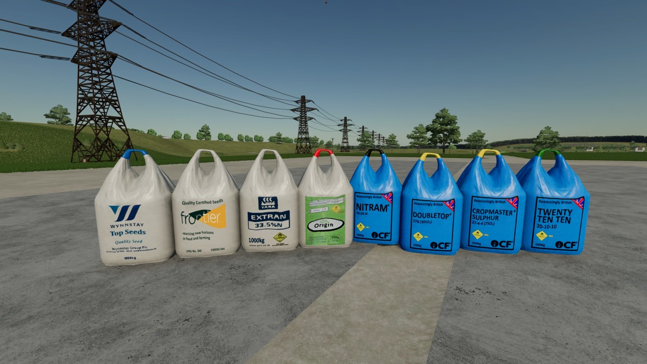 BigBags per fertilizzanti e semi