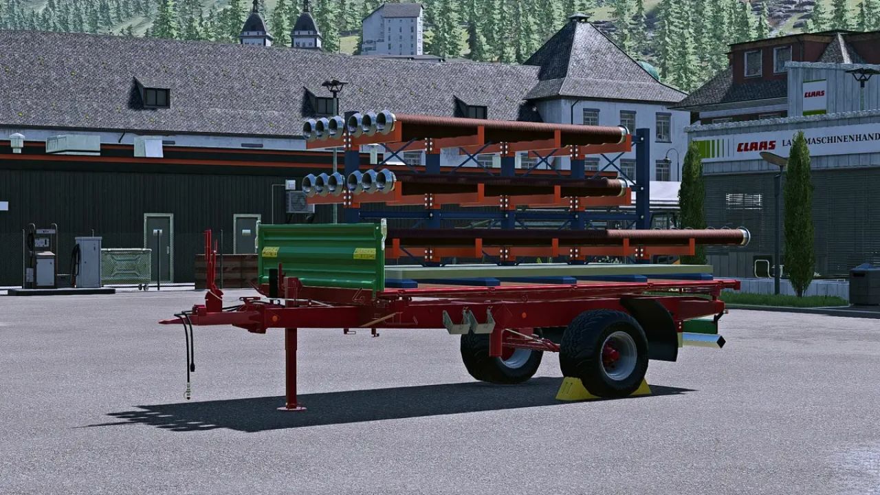 Flatbed Trailer With Shelves Fs22 Kingmods 4735