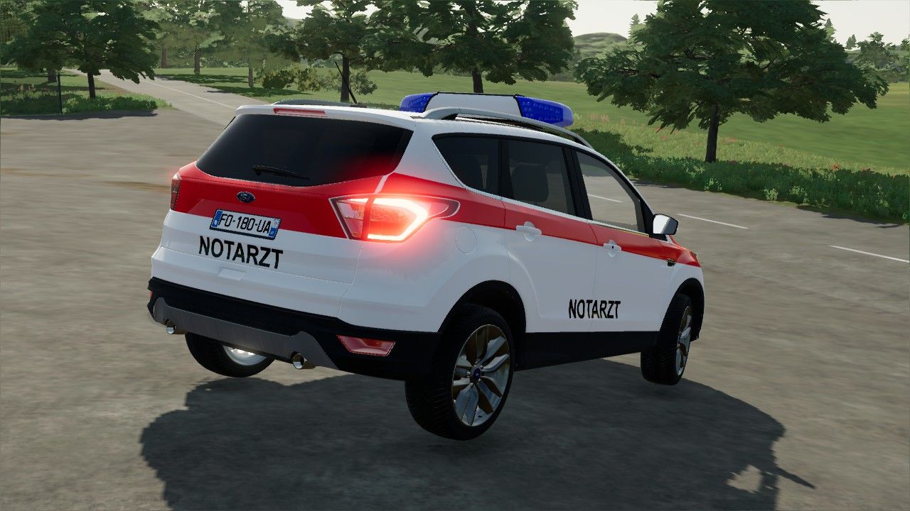 Skin de médecin urgentiste allemand Ford Kuga Mk2f 2016