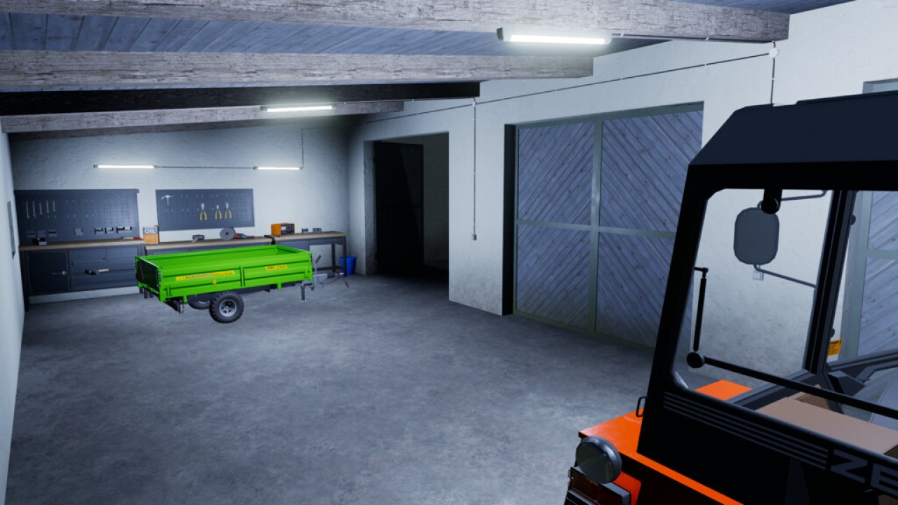 Garage With Service