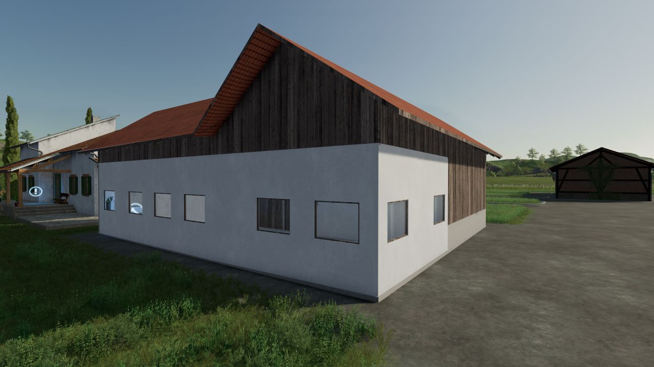 Garage mit Werkstatt