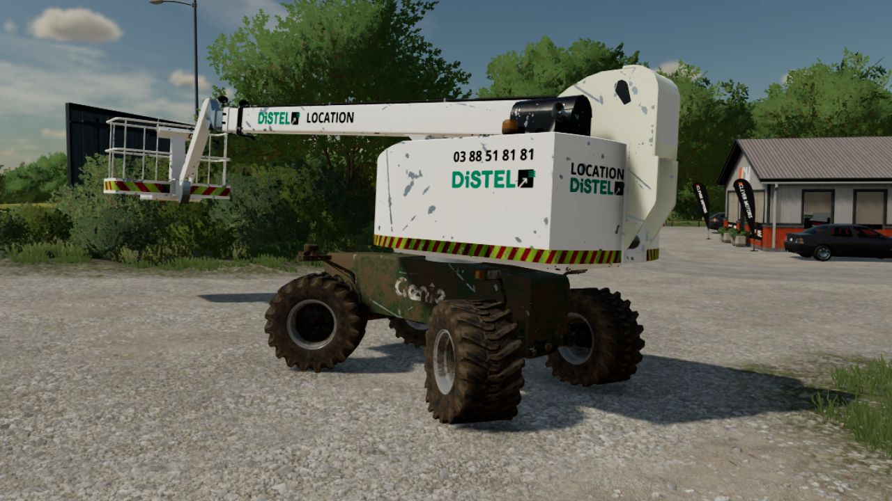 Génie Télescopic Boom | DISTEL Location FS22 - KingMods