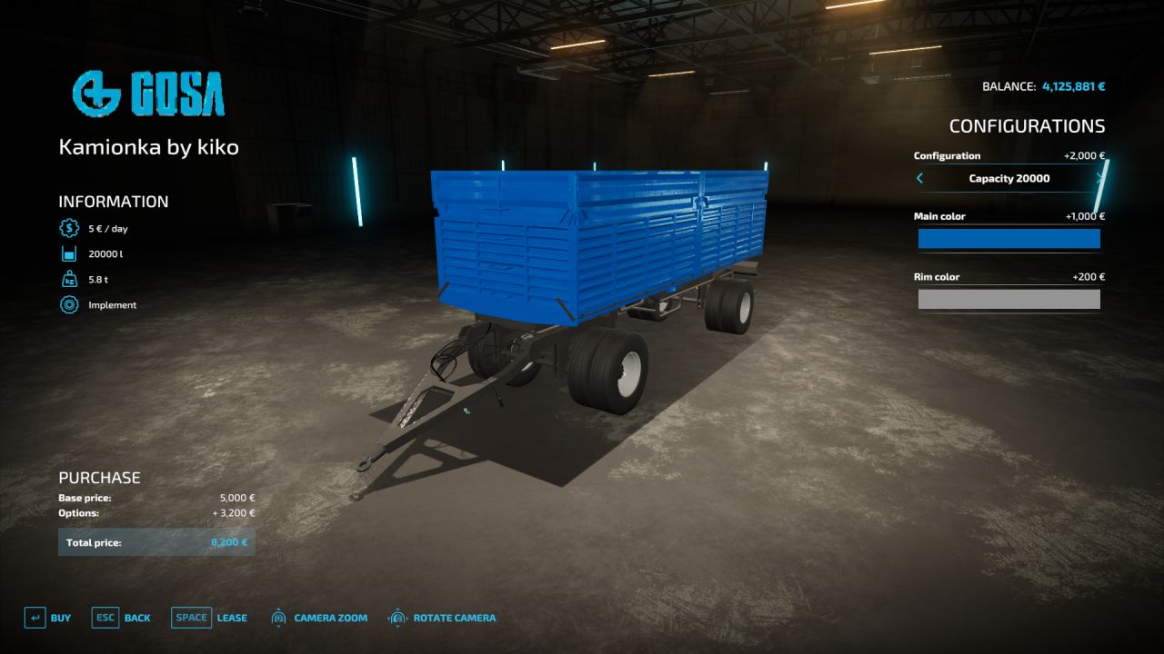 Gosa Agricultural Trailer