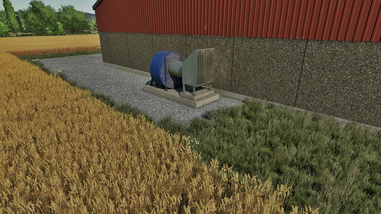 Grain Storage With Drying Floor