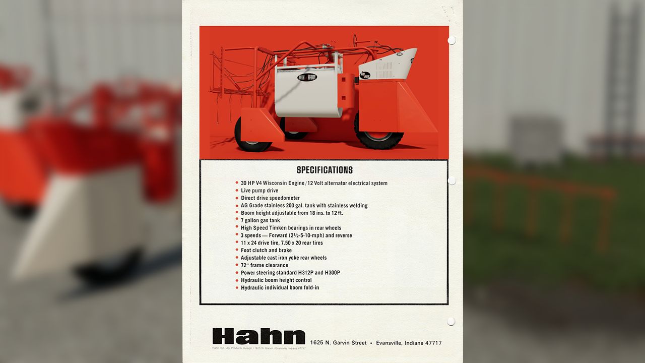 Hahn Allis Chalmers Hi Boy Sprühgerät-Paket