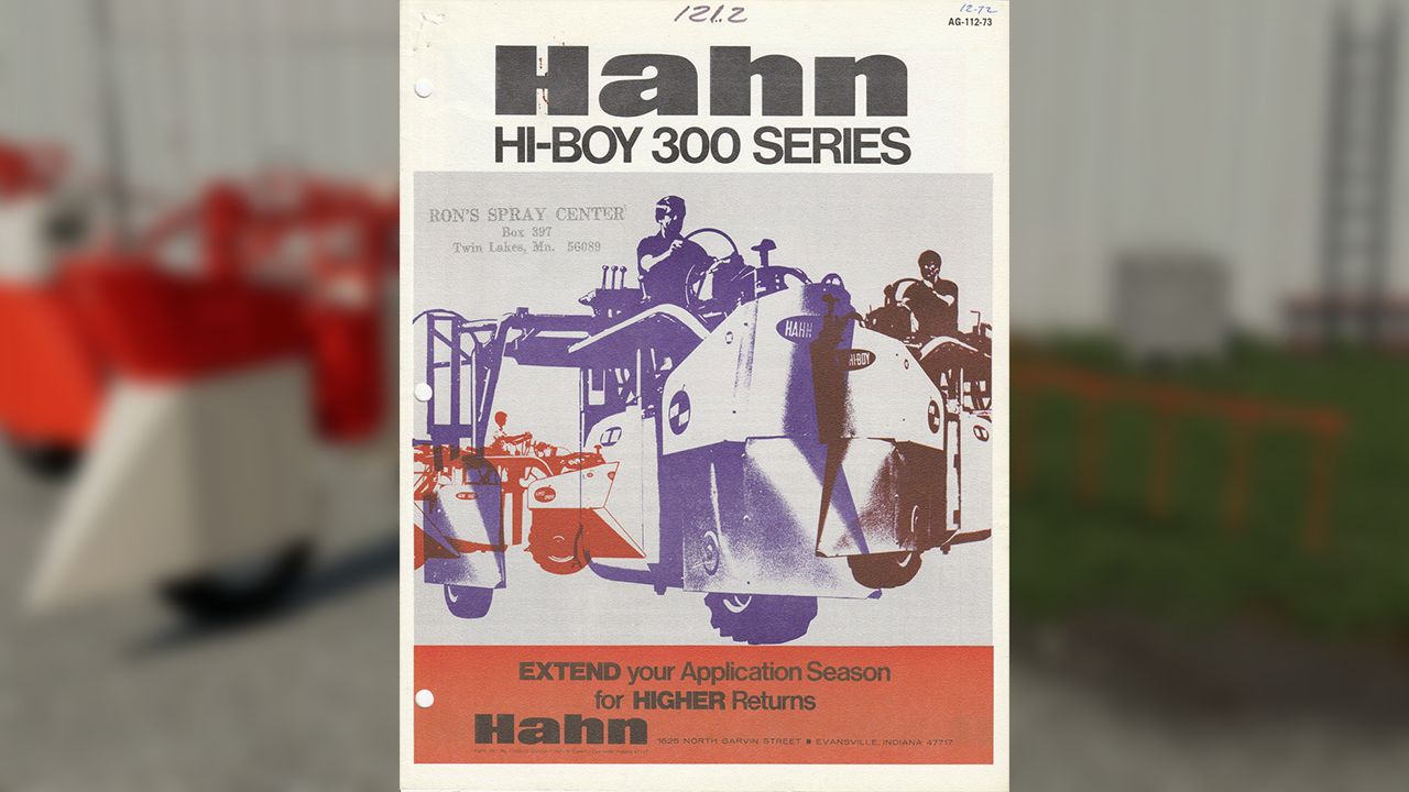 Pacote de pulverizador Hahn Allis Chalmers Hi Boy