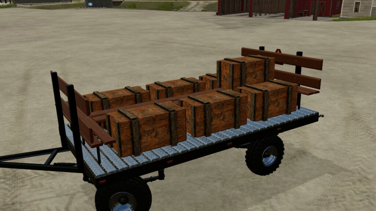 Hay Wagon With Seats FS22 - KingMods