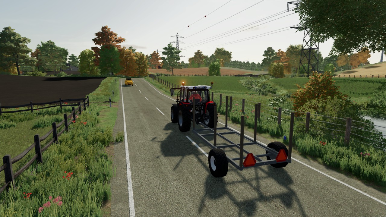 Selbstgebauter Holzanhänger Landwirtschafts Simulator 22 Mods