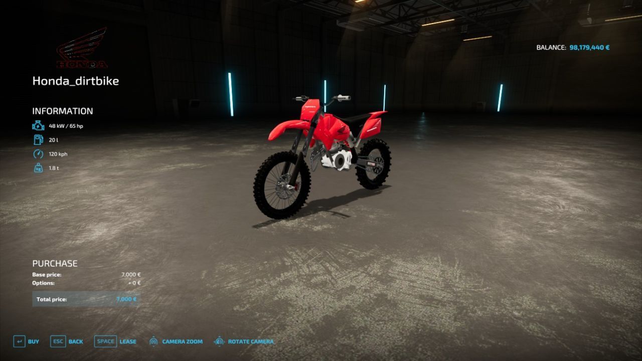 Honda Dirtbike FS22 - KingMods