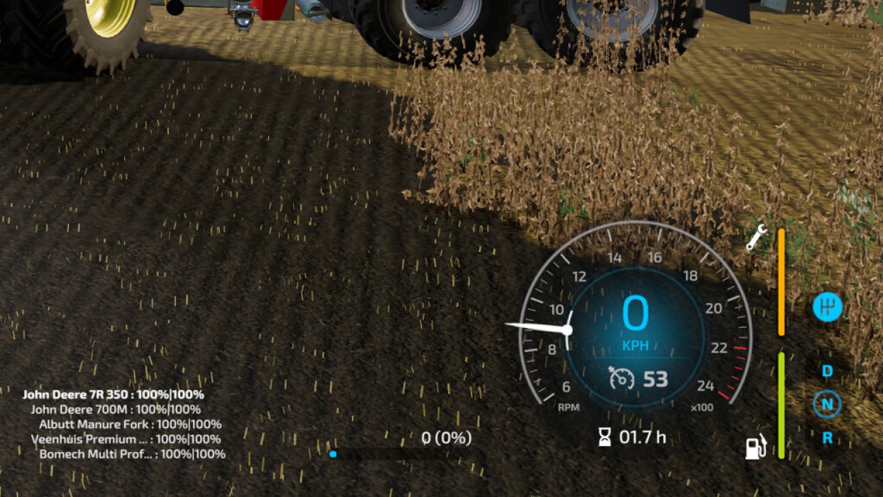 Implement Wear Info Hud