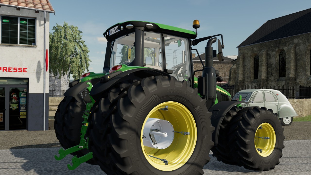 John Deere 6120M doppia aria a distanza di file