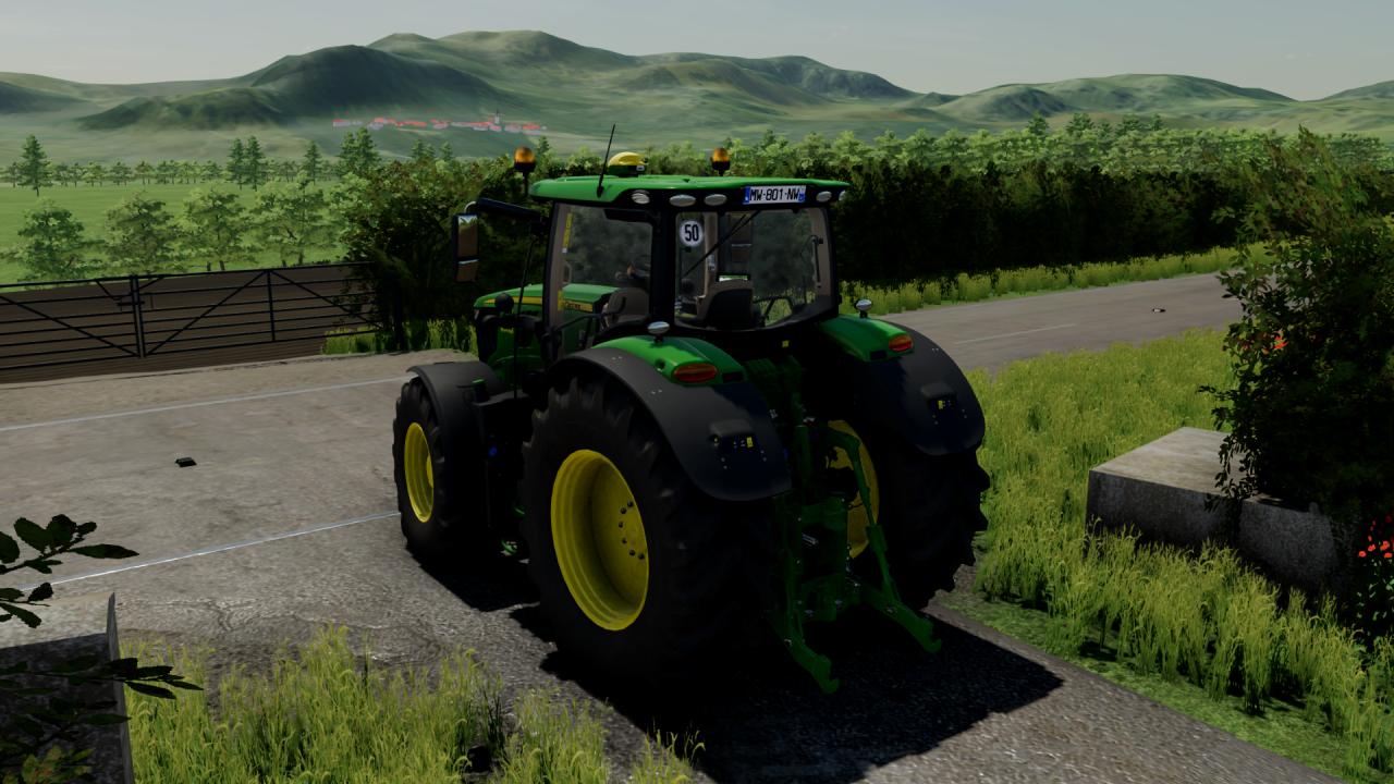 John Deere 6215R prawdziwe dźwięki