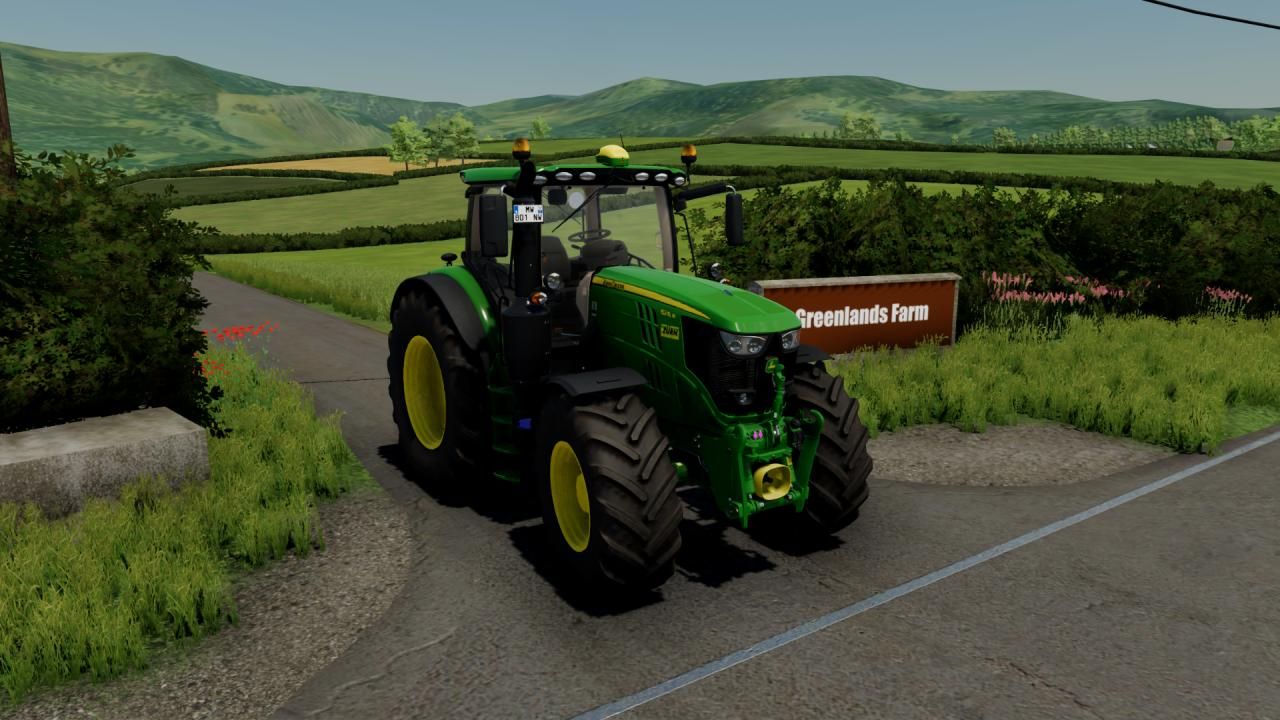 John Deere 6215R (TGV Horns)