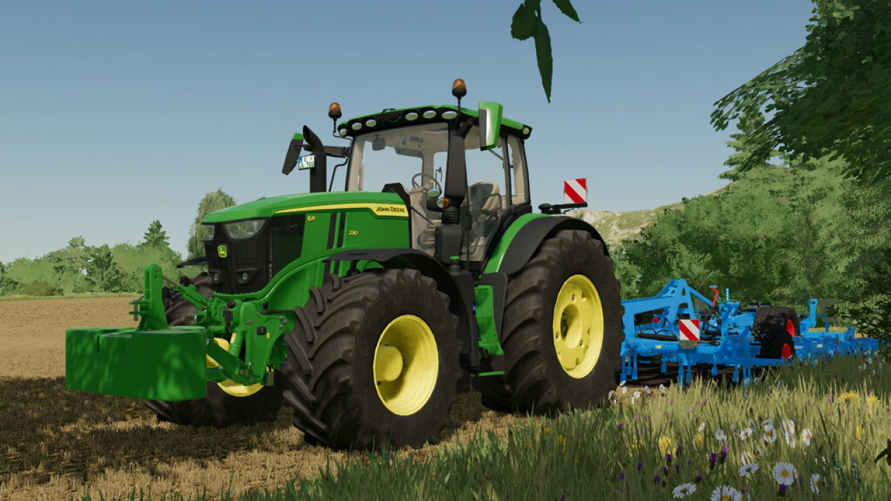 John Deere 6R Extra Large Frame FS22 - KingMods