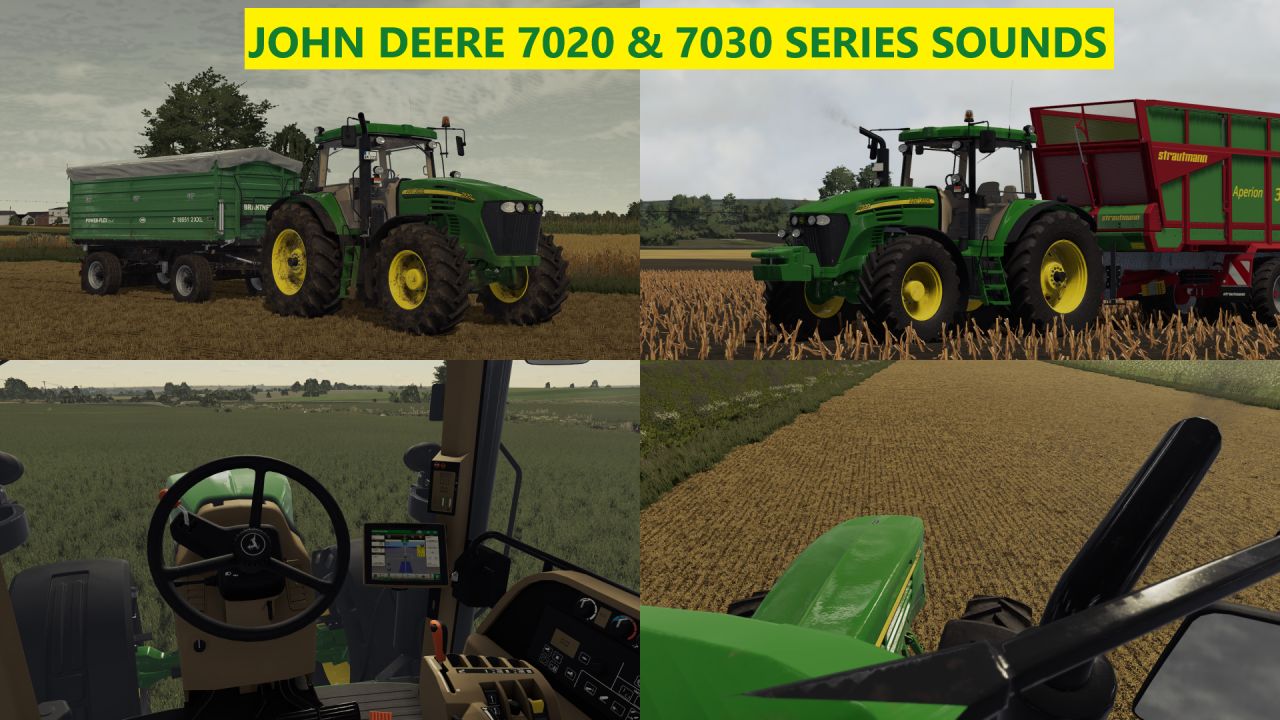 Dźwięk z serii John Deere 70X0