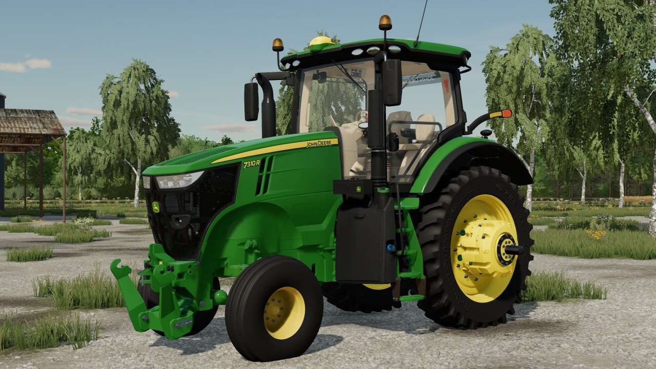 John Deere 7r Tractor Edited V1000 Ls22 Farming Simulator 22 Mod