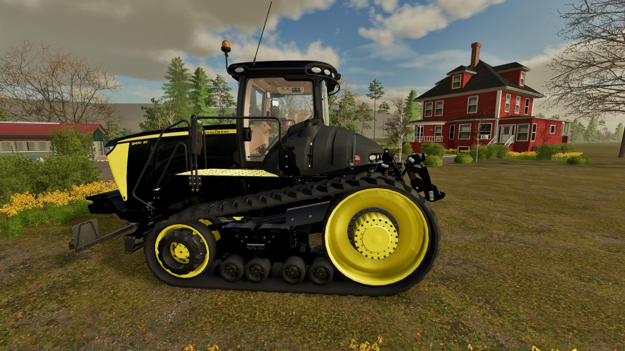 John Deere 9RT Black & Yellow