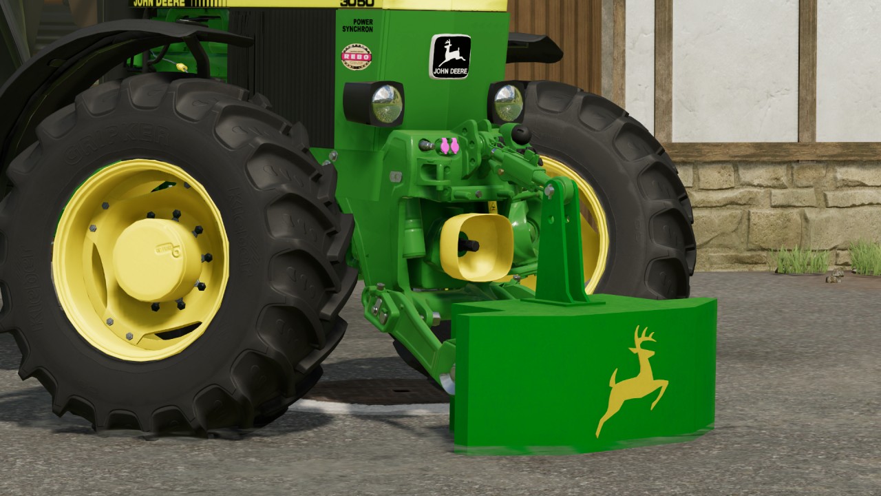 Самодельный вес John Deere