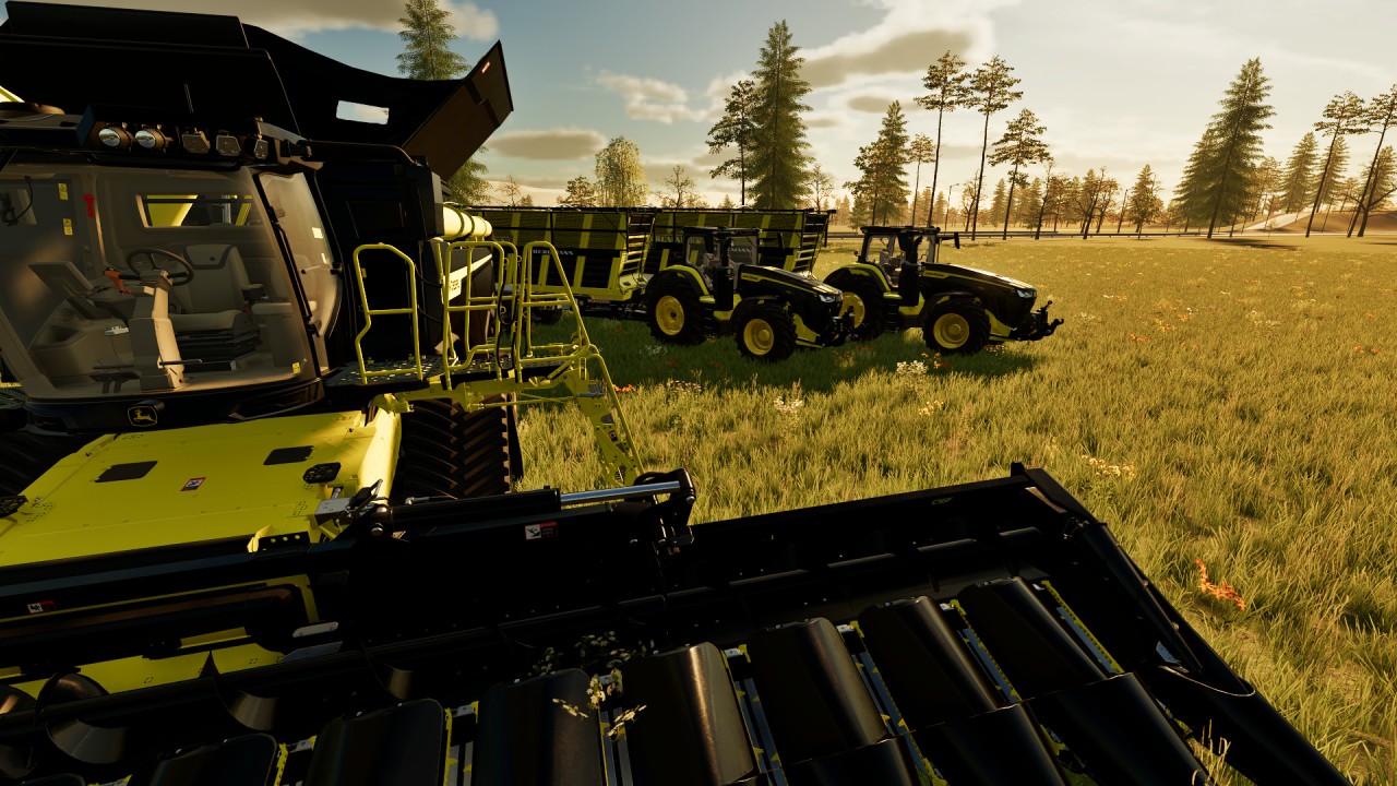 John Deere X91100 black&yellow Version / TOMMOD