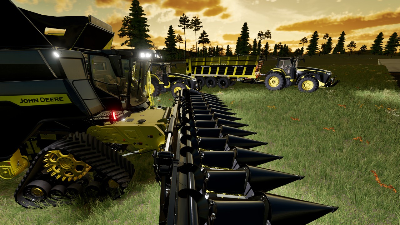 John Deere X91100 black&yellow Version / TOMMOD