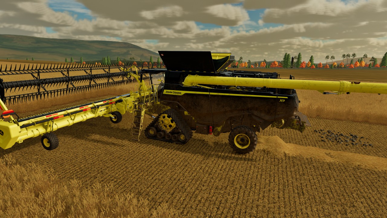 John Deere X91100 black&yellow Version / TOMMOD