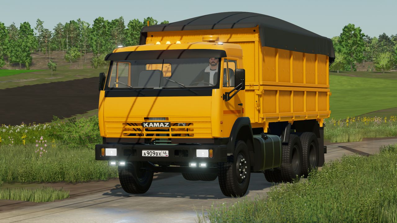 Kamaz-55102 + przyczepa