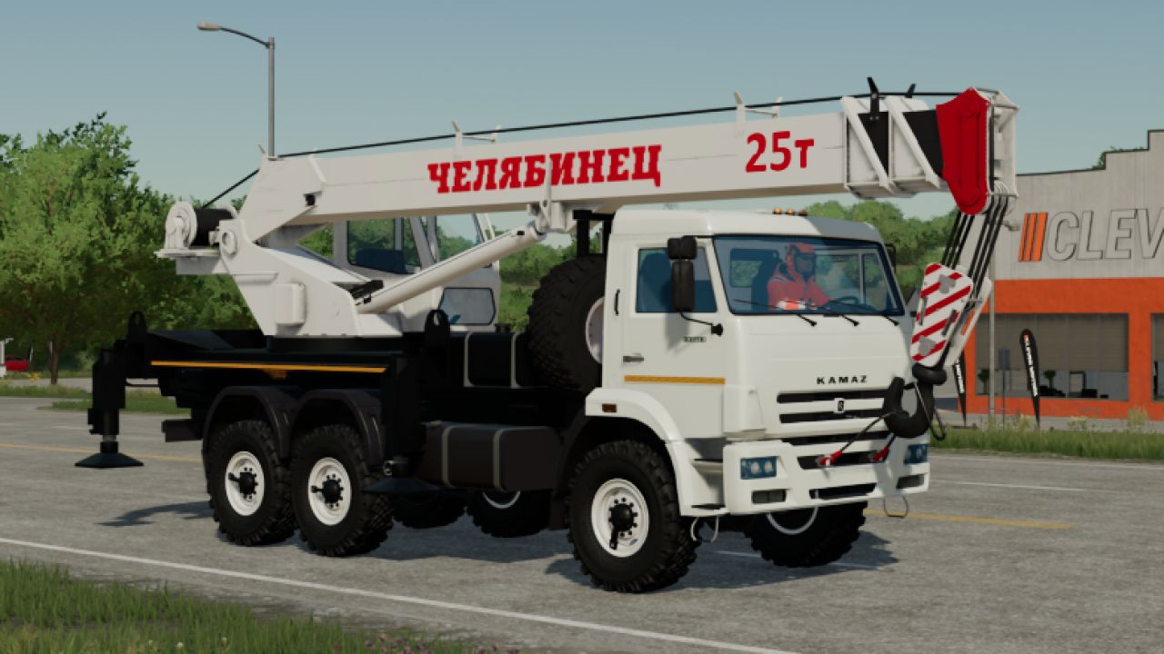 Dźwig Kamaz 6x6 Czelabinec