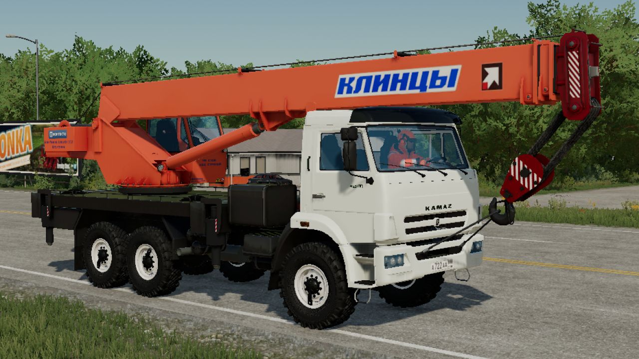 Dźwig Kamaz Klinccy 6x6